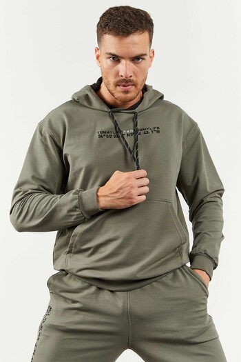 TOMMY LIFE Ανδρική κουκούλα με κουκούλα καγκουρό PockEt φόρμες - 85117