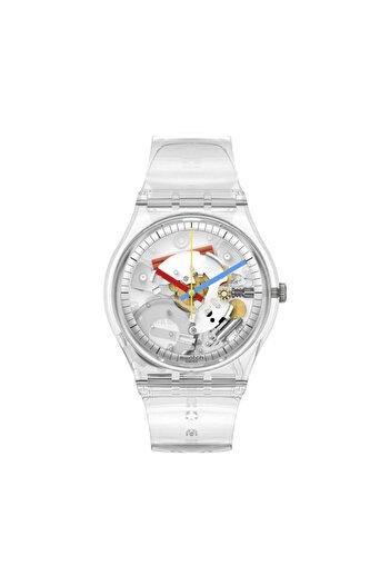 Swatch So28K100 Clearly Gent Wristwatch