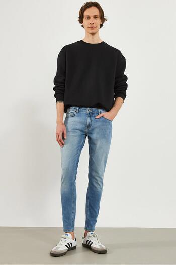 VENA Παντελόνι Skinny Jean Teos Dirty Med με σκισίματα-DIRTY MED με σκισίματα