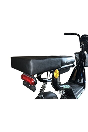 Volta Vsm Leather Back Seat, Children's Chair, Saddle, Seat, Electric Bicycle