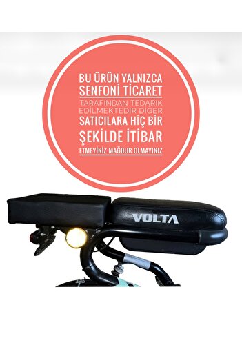 Volta Vsm Leather Back Seat, Children's Chair, Saddle, Seat, Electric Bicycle