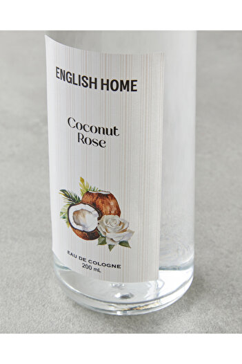 English Home Coconut Rose Kolonya 200 ml Şeffaf