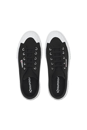 Superga 2630 Смугасті унісекс чорні кеди без шнурків