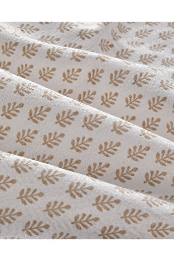 English Home Pure Leaves Ecosoft Çift Kişilik Pike 200x220 cm Bej