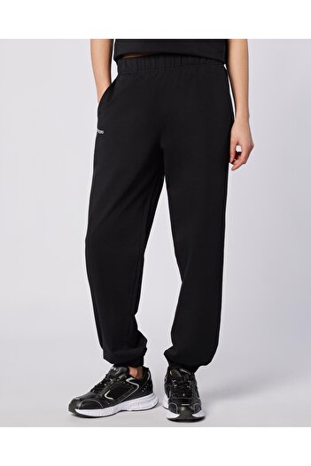 Kappa Jendy Pants Kadın Siyah Comfort Fit Eşofman Altı