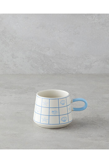 English Home Shellstone Stoneware Mug 340 ml Blue