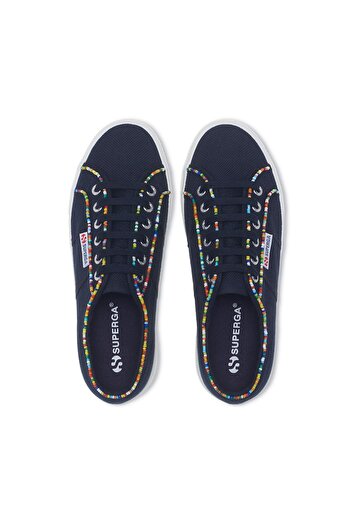 Superga 2740 Multicolor Beads Kadın Lacivert Sneaker