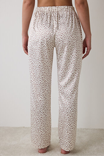 Penti Lilah Satin Ecru Hosen-Pyjamahose