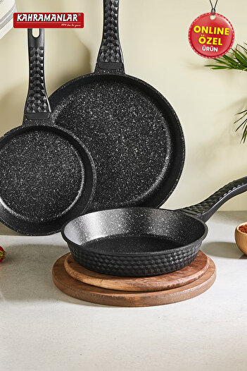Kahramanlar 3-Piece Elegant Cast Pan Set