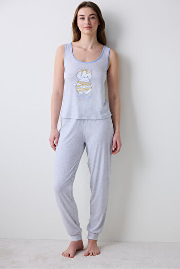 Penti Bowtiful Athleten-Pyjama-Oberteil