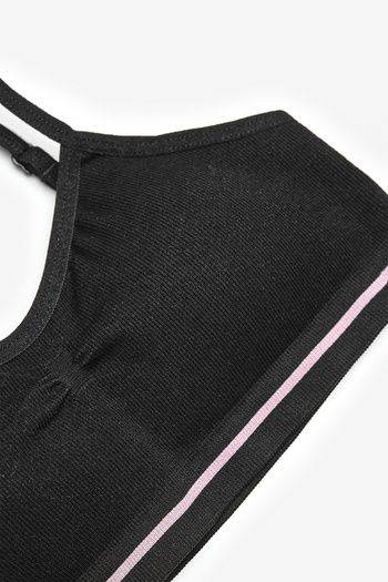Penti Girls' Black Seamless Seamless Black Short Top