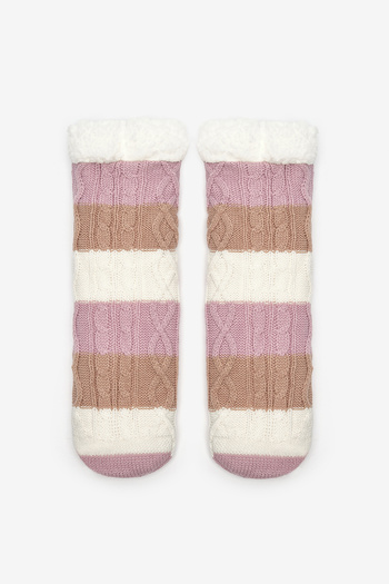 Penti Colored Stripes Off-White Socks