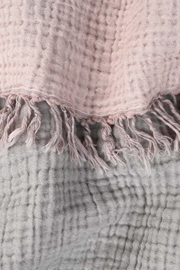 Barine Cocoon 4 Layer Muslin Bedspread Light Gray