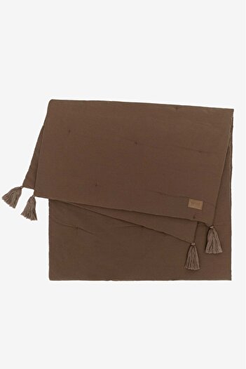 Barine Smooth Bed Runner Brown