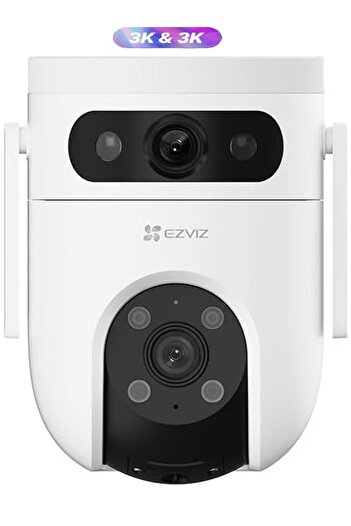 EZVIZ H9c Dual 3K Dual-Lens 10mp Pan & Tilt Wi-Fi Camera, 3K & 3K Dual Lenses, One-Tap Control For Linked