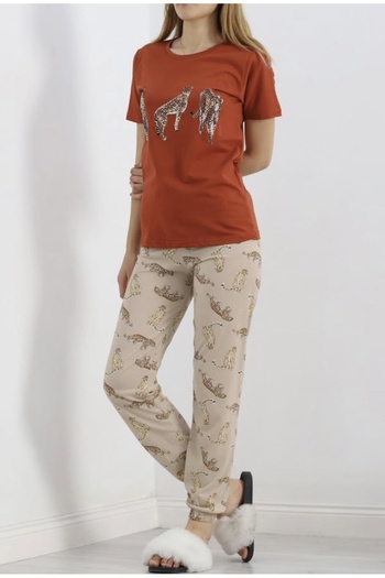 Clariss Leopard Pajama Set