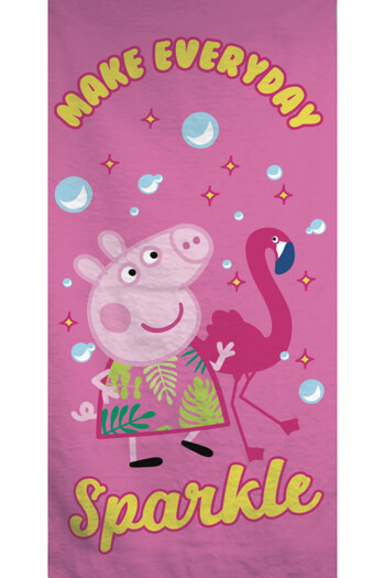 Peppa Pig Peppa Pig Sparkle bath towel, beach towel 70x140cm