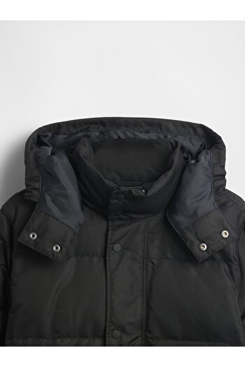 GAP Erkek Siyah ColdControl Max Relaxed Heavyweight Puffer Şişme Mont
