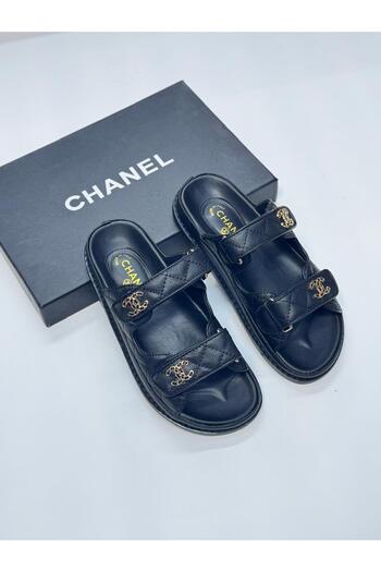 essentialneedsforall Luxury Quilted Double Strap Slides – Timeless Elegance & Everyday Comfort