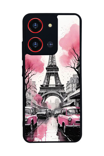 Reeder S19 Max Pro S 108 Mp Compatible Printed, Matte Black, Soft Silicone, Protective, Shock Absorbing Cover, Case