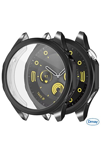 Dmay Huawei Watch Gt 6 (46mm) Smart Watch Compatible 360 Full Protection Silicone Case