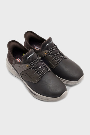 SKECHERS Slade-Macklin Deri Karışımlı Casual Ayakkabı Erkek AYAKKABI 210890 CHOC