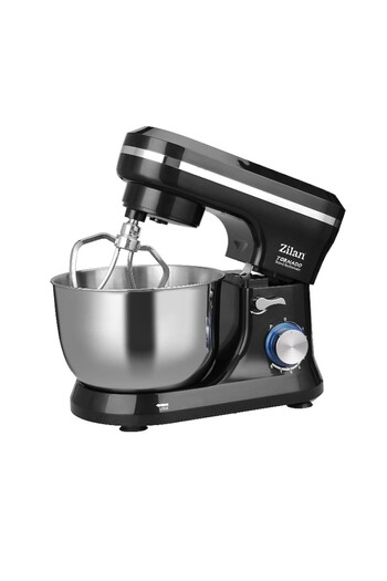 Zilan Mixer with stainless steel bowl ZLN-1215, 1000 W, 4.5 L stainless steel bowl, 8 speeds, black