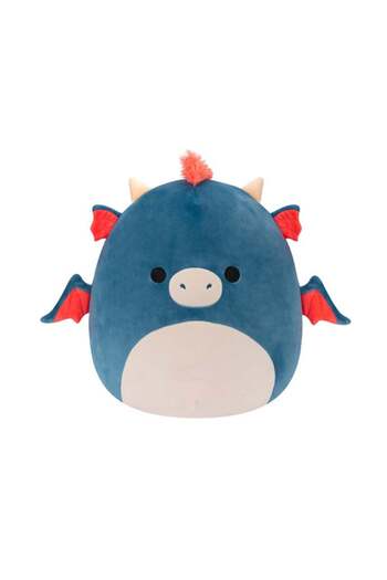 Squishmallows 16 inch Large Plush Carin Blue and Orange Dragon , Officially Licensed Kellytoy Plush