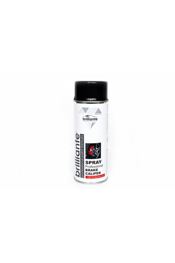 BRILLIANTE BLACK SPRAY PAINT FOR BRAKE CALIPERS 400ml BRILLIANT