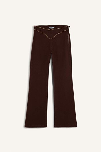 DeFacto Cool Flare Fit Regular Waist Gabardine Trousers G2628Ax25Wn