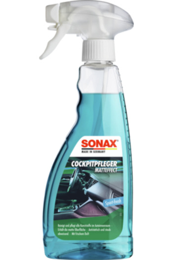 Sonax SOLUȚIE PENTRU CURĂȚAREA SUPRAFEȚELOR DIN PLASTIC EFECT MAT AROMĂ SPORT-FRESH 500 ML