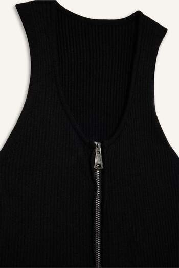 DeFacto Slim Fit Slim Fit U-Neck Zippered Undershirt G3619Ax25Wn