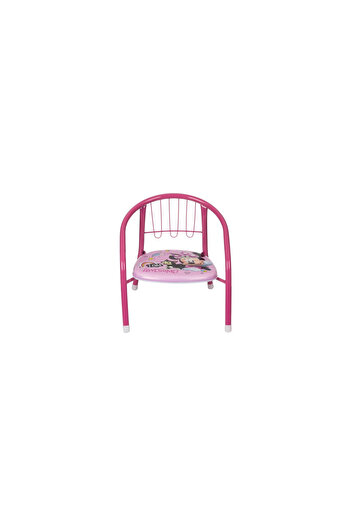 ELITECOMMERCEMARKET Pink Metal Chair for Children, with Minnie Pattern, 36x35x36 cm