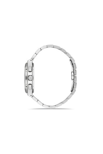 Tesbihane Ferro Silver Color Steel Cord Men Wristwatch Functions Active 3 Atm Water Resistant Fm43027A-A