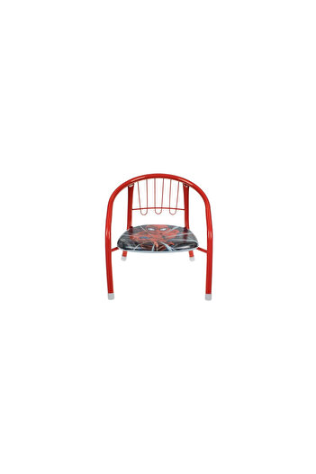 ELITECOMMERCEMARKET Red Metal Chair for Children, with SpiderMan Pattern, 36x35x36 cm