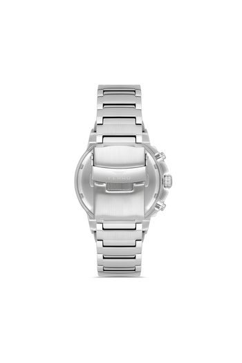 Tesbihane Ferro Silver Color Steel Cord Men Wristwatch Functions Active 3 Atm Water Resistant Th-Fm40123A-A3