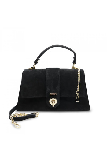 BESSO Incanto Puro Black Suede Handbag