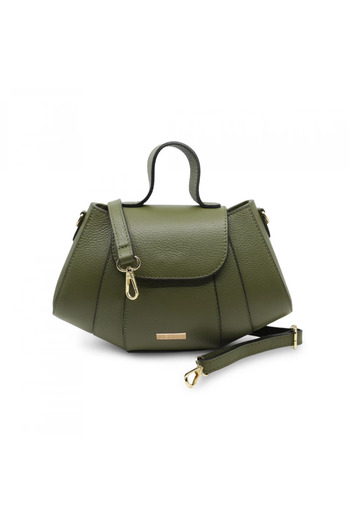 BESSO Fiaba Moderna Green Genuine Leather Handbag