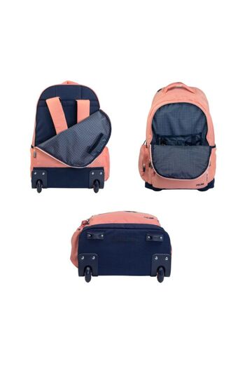 Milan Girls' PINK trolley school bag,