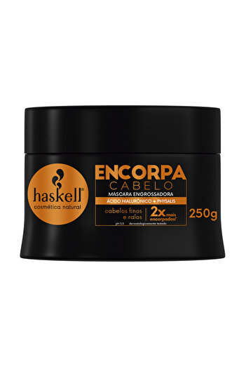Haskell Cosmeticos Hair Thickening Mask, Encorpa, 250 g, Haskell