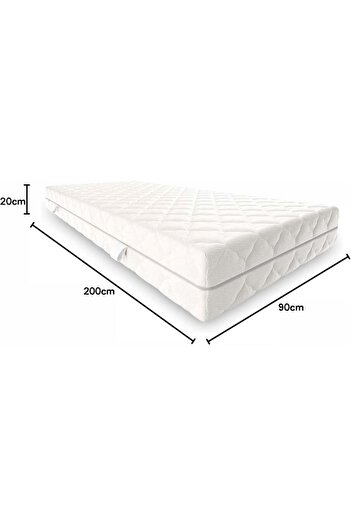 CEDA HOME Hybrid CEDA DeLuxe mattress, 90x200x20cm, with individually wrapped springs (Pocket springs) 14cm + 4cm