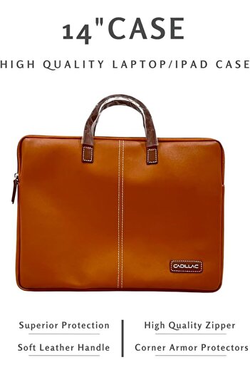 Generic LAPTOP BAG/IPAD CASE WITH SUPERIOR LINING & CUSHIONING 14"