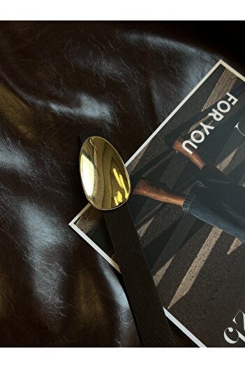 LİA KEMER Reach Ayna Gold Model with Buckle