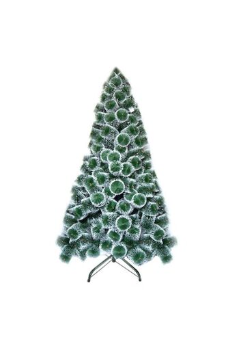 GRÜNBERG Artificial Christmas tree 180 cm, rich pine with white tips, metal stand - A3