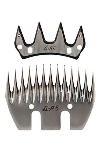 LISTER Set Of Clipper Blades Silver