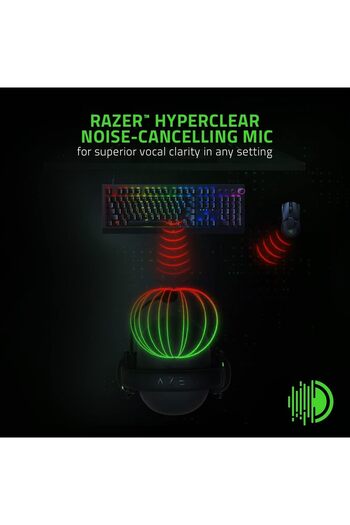 RAZER BlackShark V2 X Gaming Headset: 7.1 Surround Sound - 50mm Drivers - Black