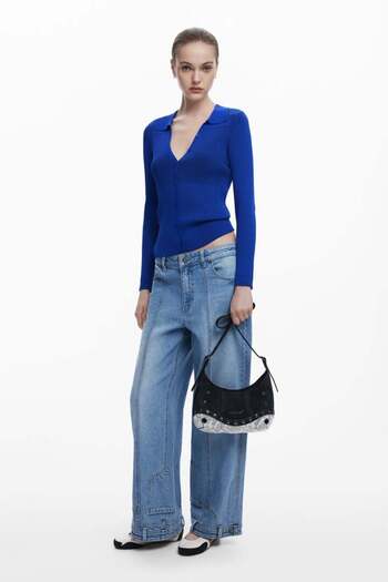 Desigual Small studded snake bag