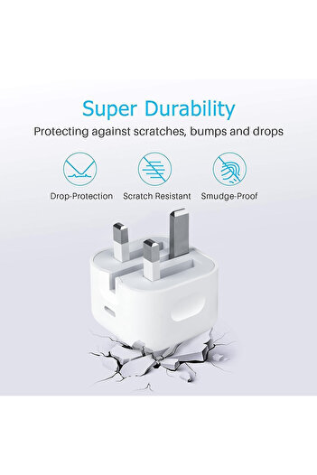 sopy SP-310 45W Super Fast Dual-Port Charger UK Plug | PD + QC 3.0 Wall Adapter