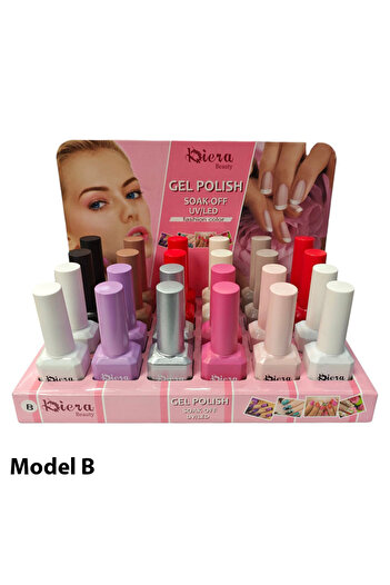 KIERA Set of 24 Nail Polishes for UV Lamp