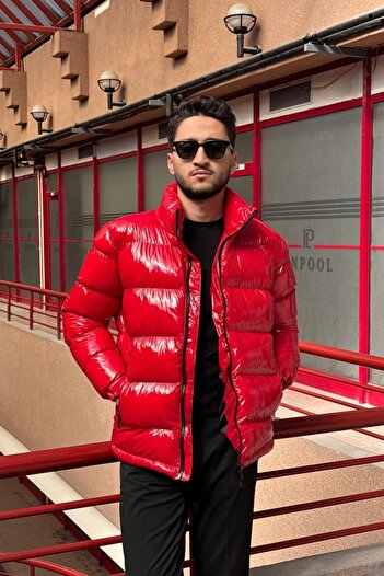 inpool Hi-Quality, Double-Way Zipper, Regular Fit, Wind and Waterproof, Bright down Jacket 24Usec2475